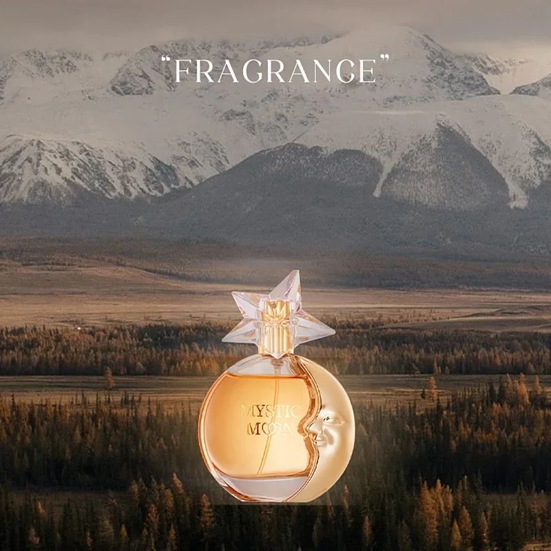 50ml Złoty Perfum Mystic Moon dla Kobiet Elegancki Odświeżający Wieczór Randkowy Urodziny Boże Narodzenie Impreza Perfumy Eau De Toilette
