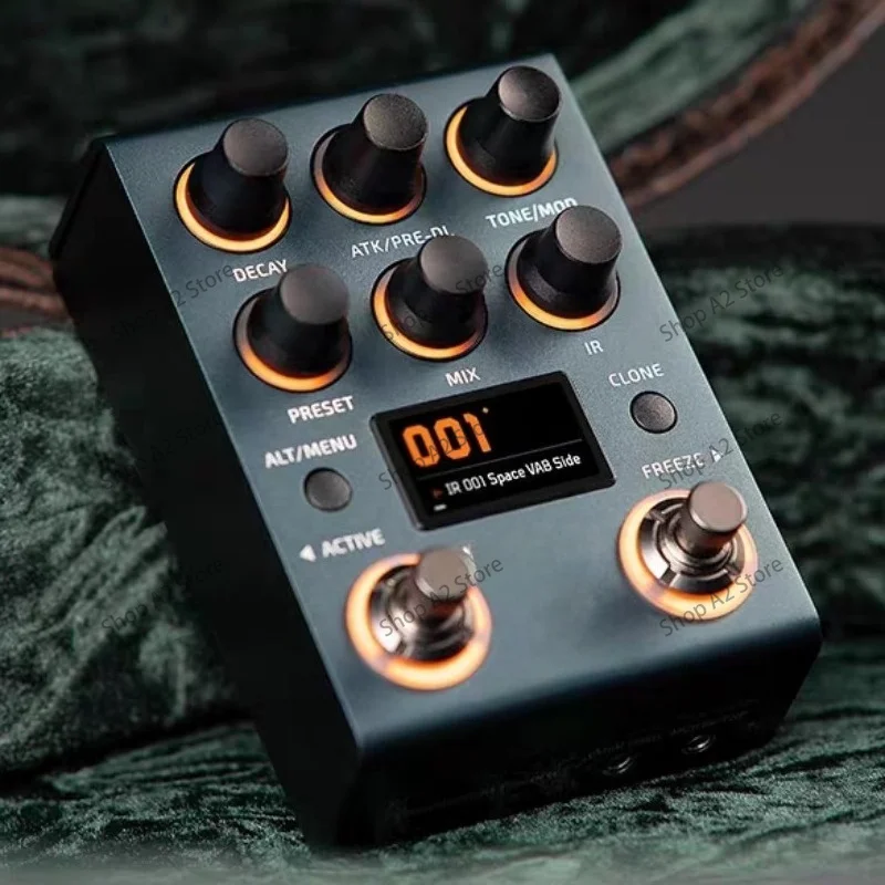 NC-200  Digital Reverberation Electric Guitar IR XR Low Latency 32-bit SingleBlock Effect Bass Delay Simulation