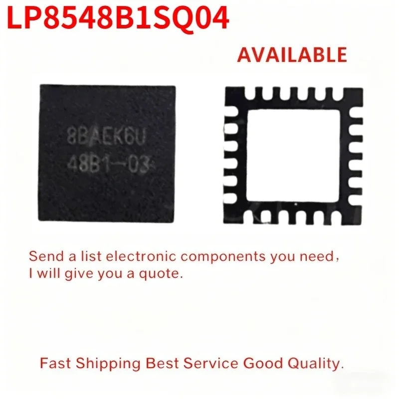10Pcs/Lot Original new   LP8548B1SQ04 LP8548B1SQ-04 LP8548B1SQ LP8548B4 LP8548 48B1-04 QFN-24 IC Chip