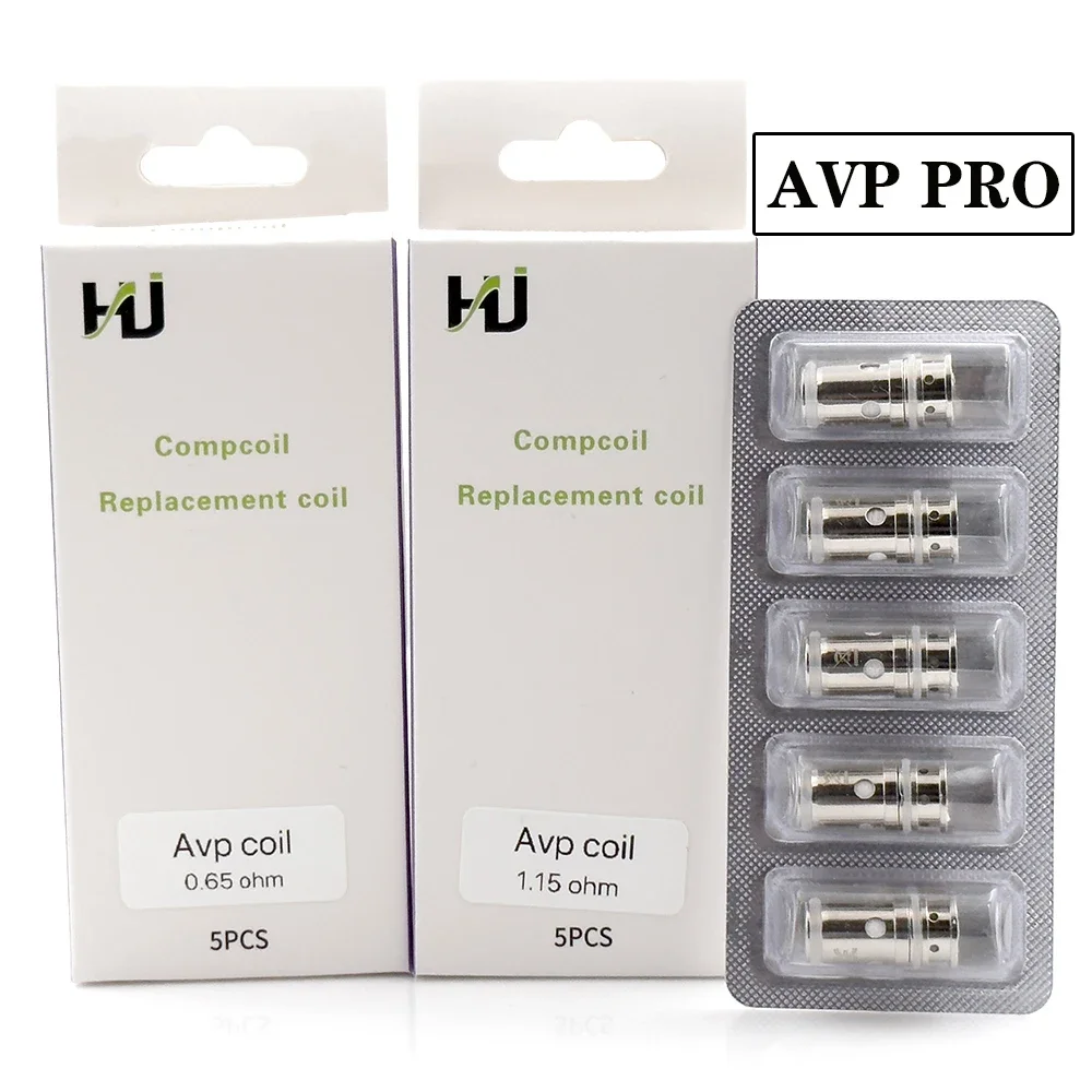 10Pcs AVP Pro Mesh Coil 0.65ohm 1.15ohm Regular KA1 AF Pods Replacement Coils Head