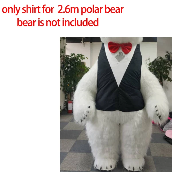 Zaino ventilatore ventilatore 12V carica batteria Shose copertura papillon vestito di capodanno per Panda gonfiabile orso polare accessori Costume