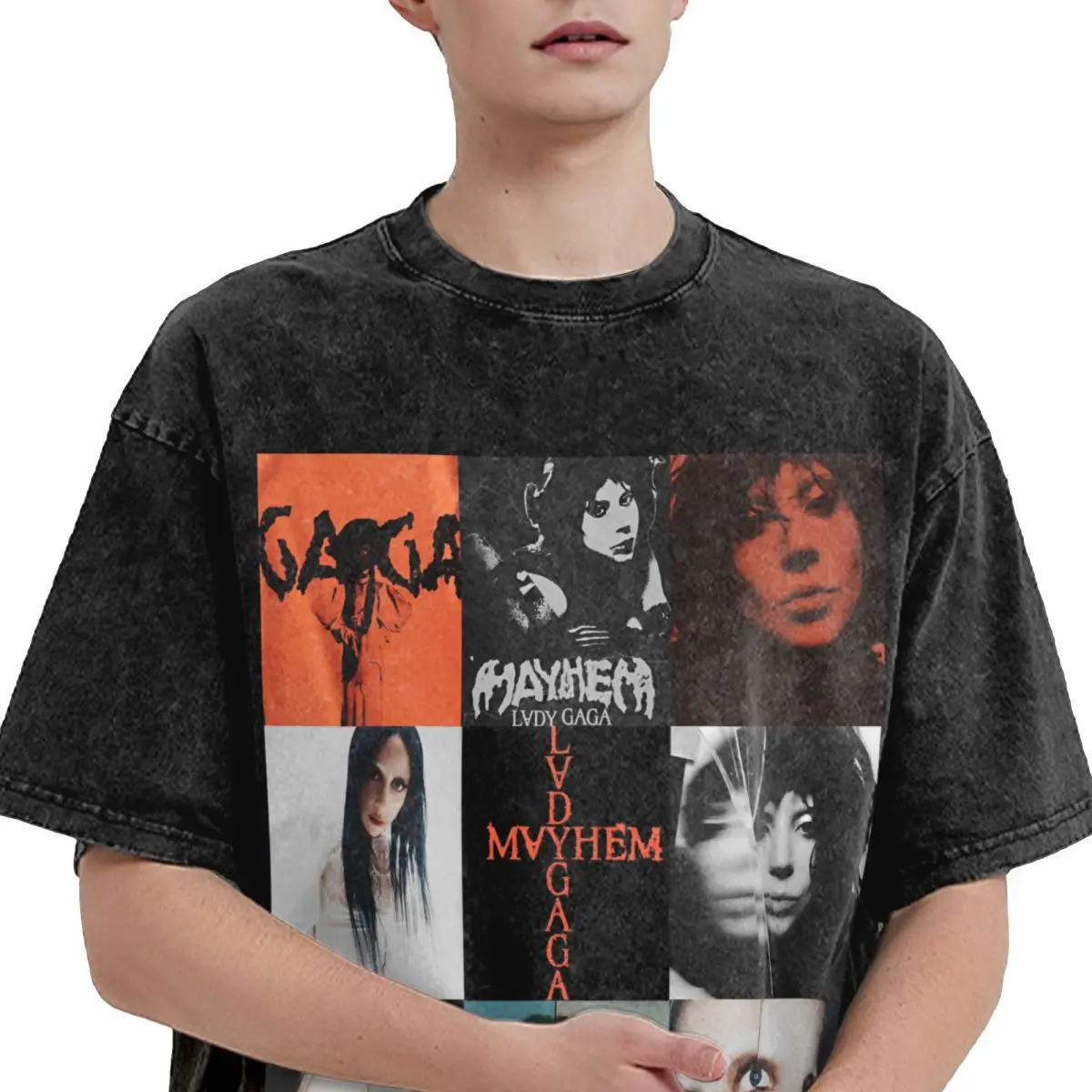 Lady Gaga T Shirt Summer Mayhem 2025 Album Y2K Fun T Shirts 2024 Cotton Hipster Tshirt For Male Short Sleeves Custom DIY Clothes image 3