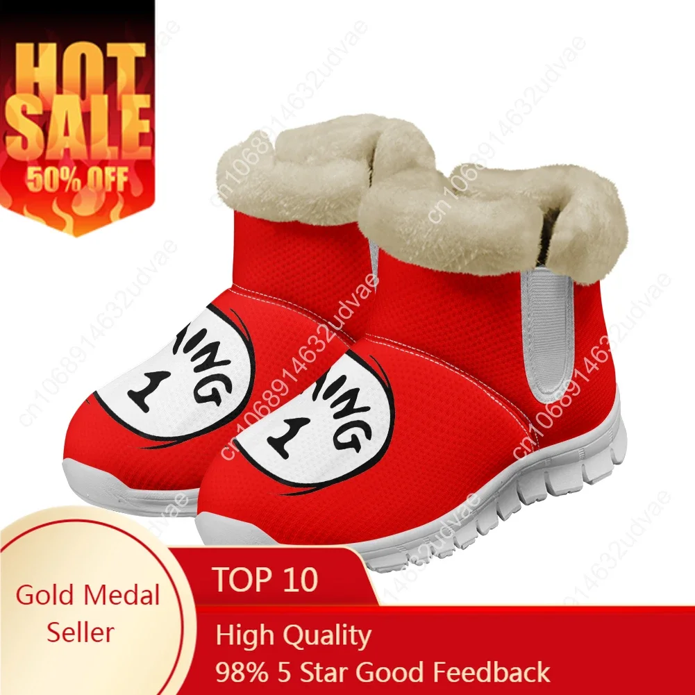 

Thing 1 Thing 2 Snow Boots Mens Womens Teenager Shoes Keep Warm High Quality Casual Lightweight Couple Sports Custom Sneakers