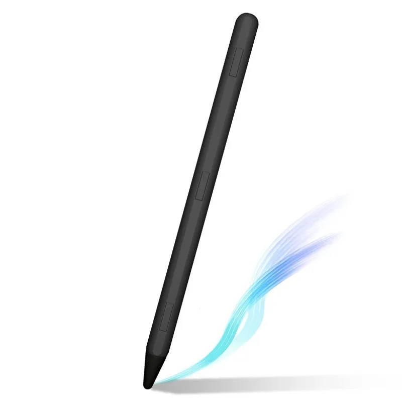 Generic Pencil Stylus For Apple IPad Silicone-Tip Capacitive Stylus Pen Stylish Design With Comfortable Grip Convenient Storage