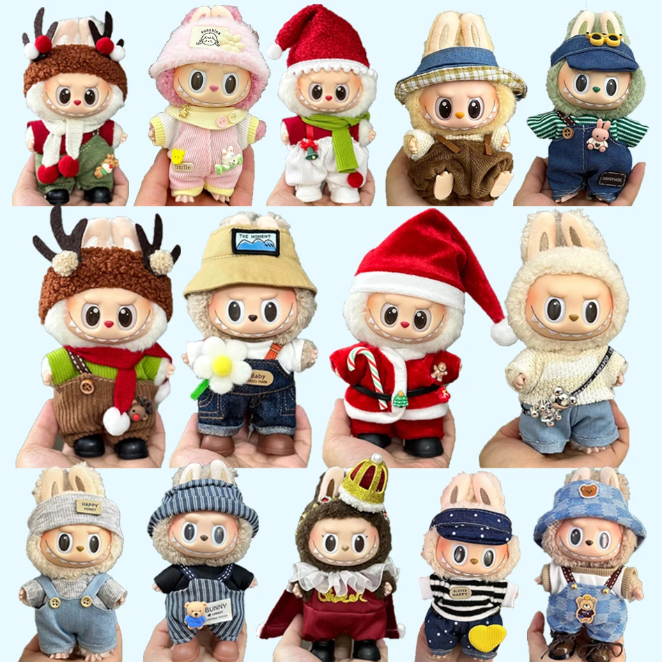 17Cm Mini Labubu Ac… - image