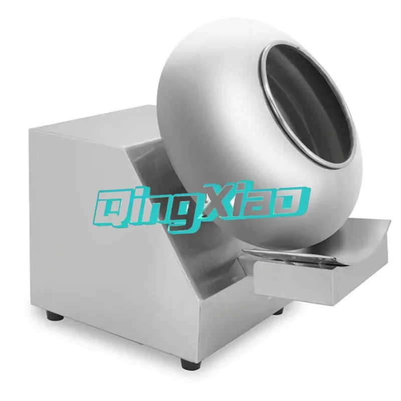 Small Stainless Steel Sugar Coating  Machine For Chocolate Nut Peanut  Candy Factory Drum  Coating Machine Affordable Industrial