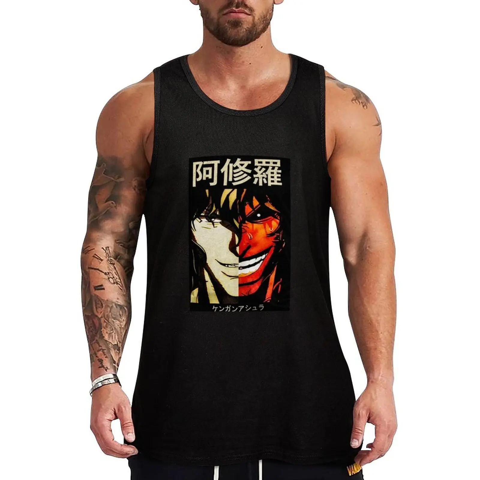 Camiseta sin mangas Kengan Ashura, camiseta sin mangas informal y relajada, ligera, sin mangas, para verano