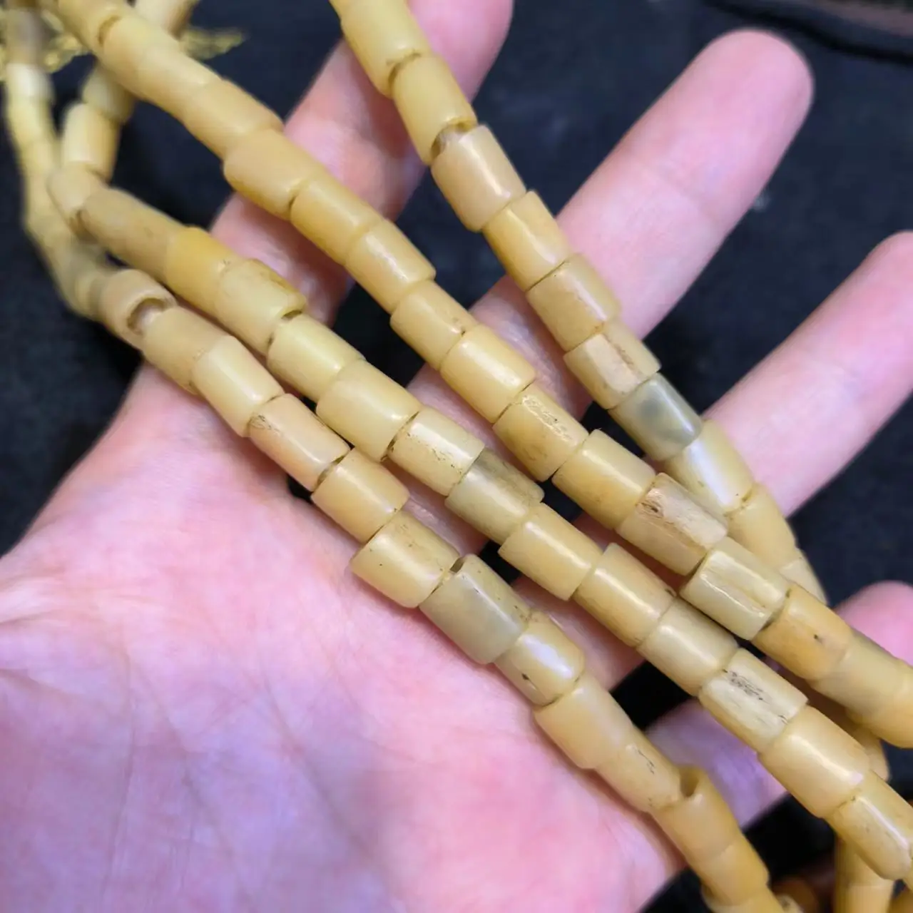 1pcs/lot tubular eagle bone 108 Buddha beads rosary beads bracelet necklace Long strips of loose beads mysterious folklore old