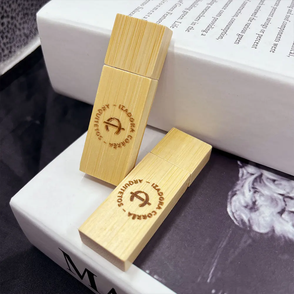 10 قطعة/الوحدة خشبية + صندوق محرك فلاش usb usb ميموري عصا 16 جيجابايت 32 جيجابايت 64 جيجابايت Cle USB التصوير يوم الزفاف u القرص شعار مخصص مجاني #3