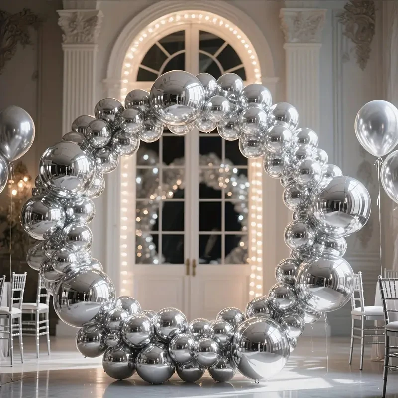 15 Stück 4D Goldene Aluminiumfolienballons für Partydekoration, Ostern, Erntedankfest, Valentinstag und Feiertagsfeiern – Detail 6