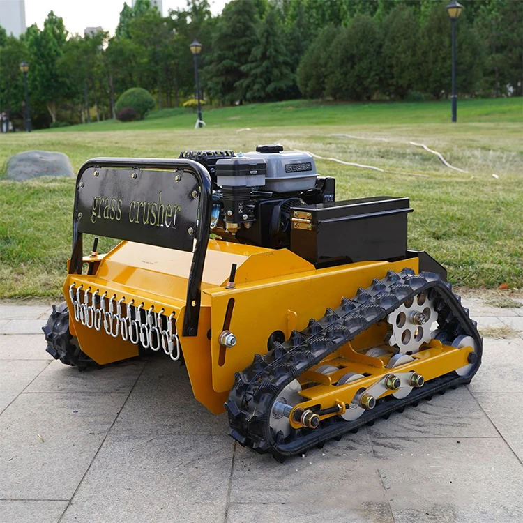 Professional Farm Machinery Smart Remote Control Lawn Mower 9HP High Power Gaso line Lawn Mowers Grass Chopper