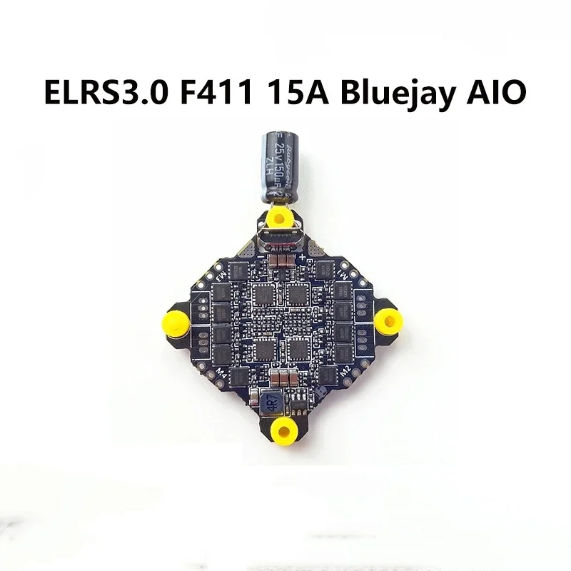 DarwinFPV F411 AIO Flight Controller Whoop Blheli_S Betaflight F4 15A OSD BEC BL_S 1-3S 4In1 ESC for RC Drone FPV Racing