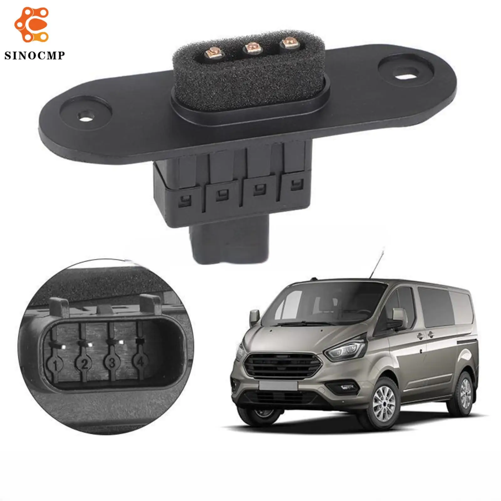 

Устройство контактного переключателя боковой раздвижной двери 2C1T14A658AE 1800639 JK2T14A658AA для Ford Transit 2015-2023 Tourneo Custom