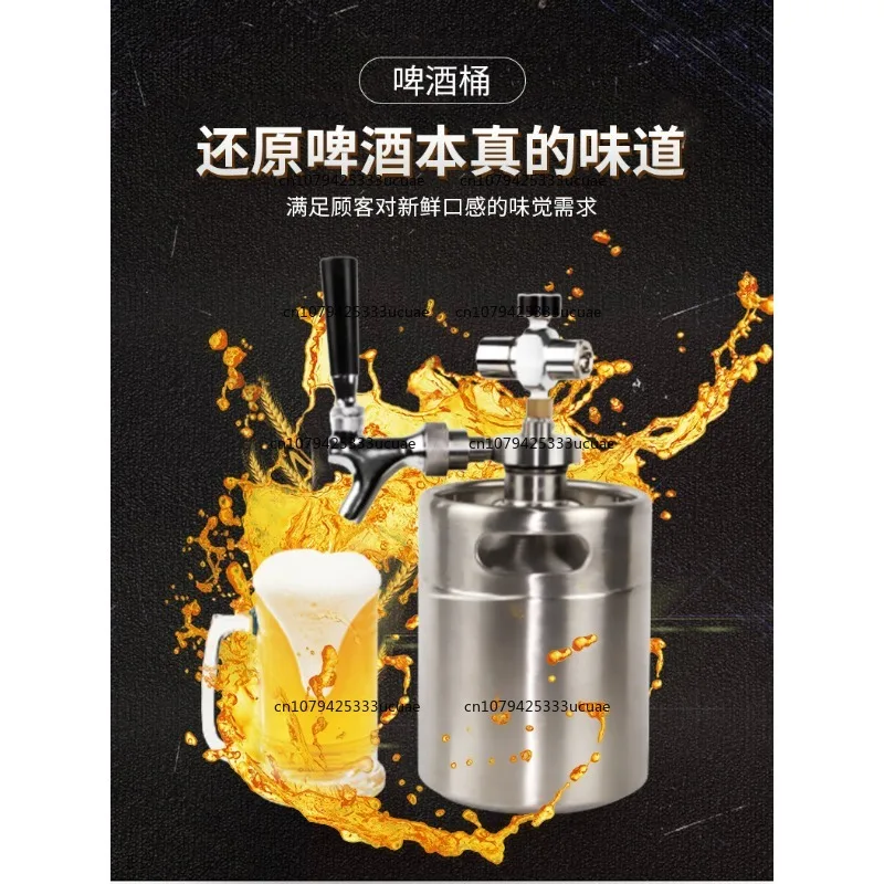 Fresh-Keeping Wine Set Wine Spear Set Stainless Steel Barrel Wholesale Processing Mini  Barrel Wine Utensils