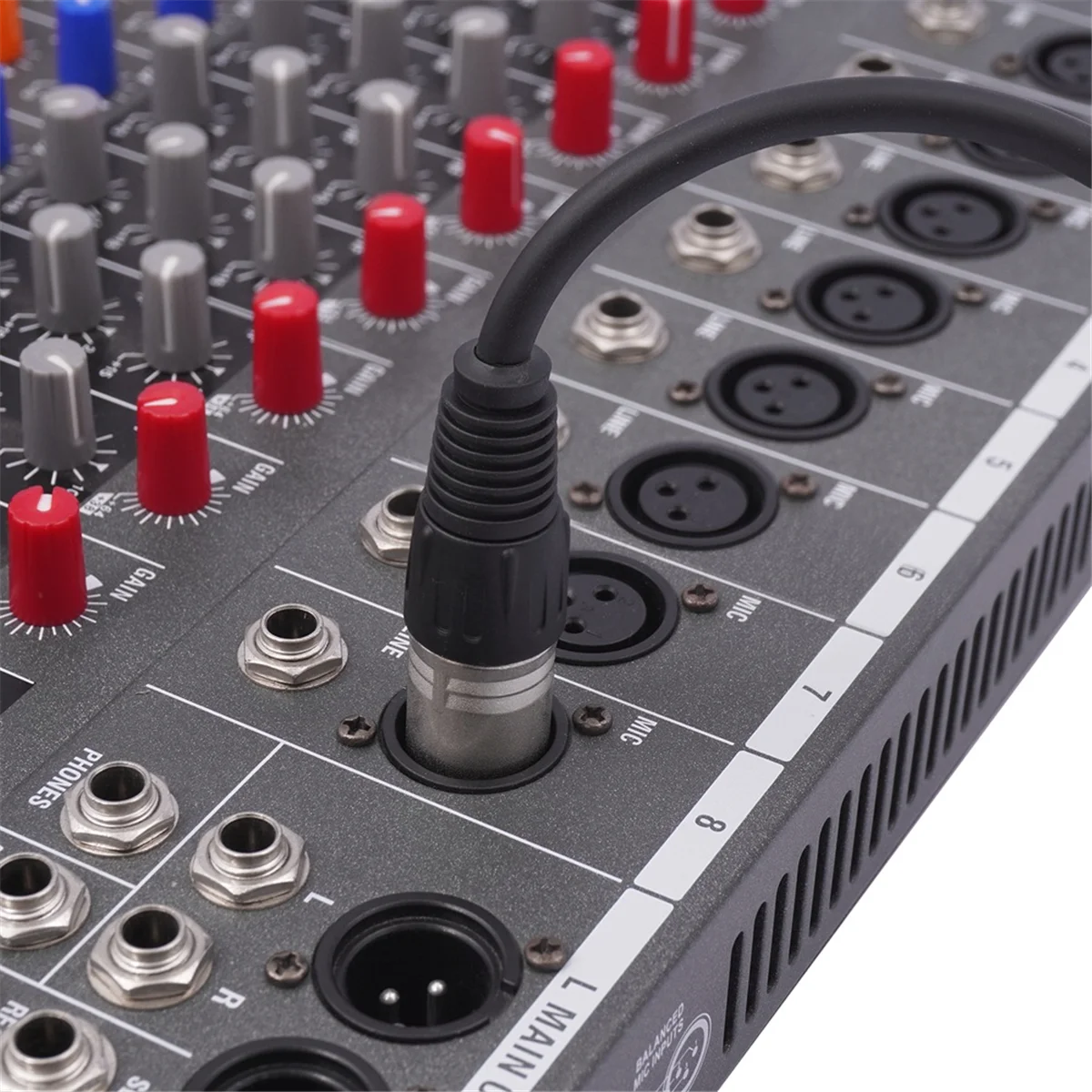 30cm Female to 3Pin XLR Male Converter Cable Shielded Converter Audio Adapter Patch Cable