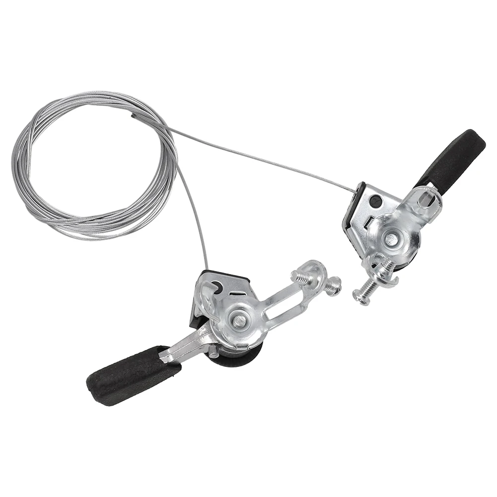 AliExpress NONE 1Pair 3x6 3x7 Thumb Shifters For 22.2mm Handlebars Aluminum Alloy 18/21 Speed Bicycle Levers With Stainless Steel Cables