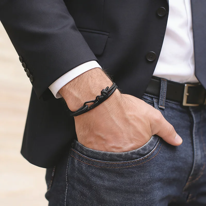 Minimalist Fashion Men Paracord Bracelet 6 Colors Available Selected Grade A Handmade Rope Friendship Braslet Pulseria Homme