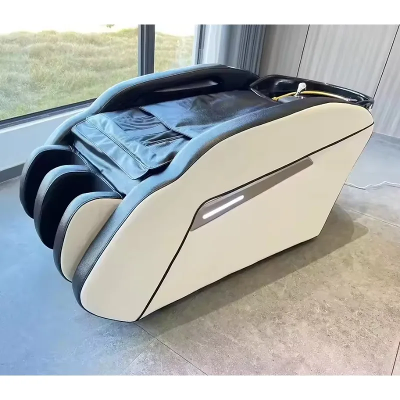 Luxury Thai Hair Washing Head Spa Shampoo Bed 3d 4d Full Body Electric Massage Sofa Chair with Heat