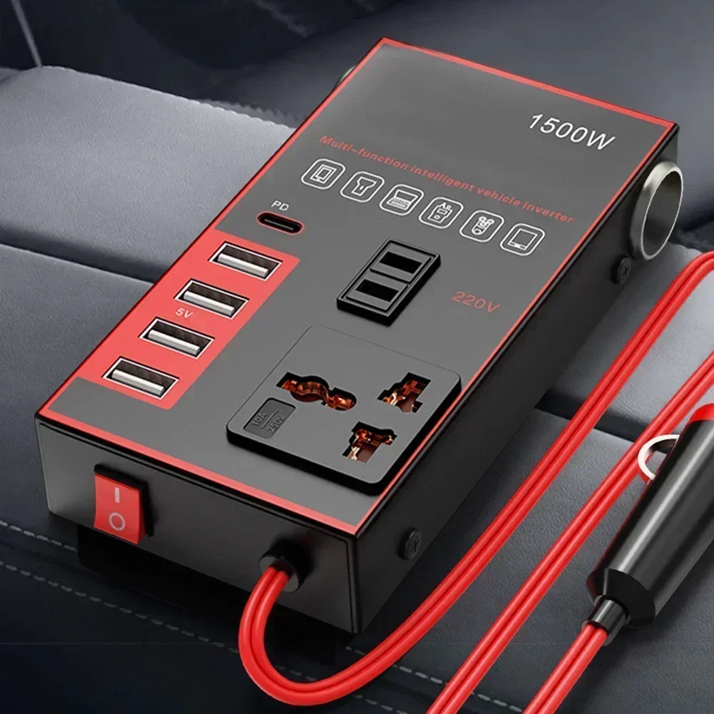 Car Power Inverter 12V/24V TO DC 220V Converter Charger Socket Fast Charge Car Tools Are Easy To Carry