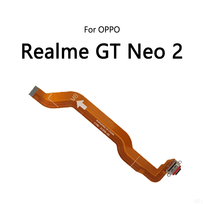 USB Charge Dock Charging Port Socket Jack Plug Connector Flex Cable For OPPO Realme GT2 Pro / GT Neo 2 3 5 / GT2 Explorer Master