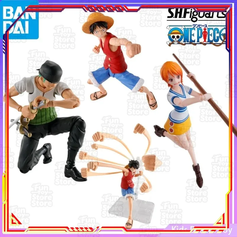 

Bandai S.H.Figuarts ONE PIECE ROMANCE DAWN LUFFY NAMI ZORO Gum Gum Option Parts Set Anime Action Figure Toy