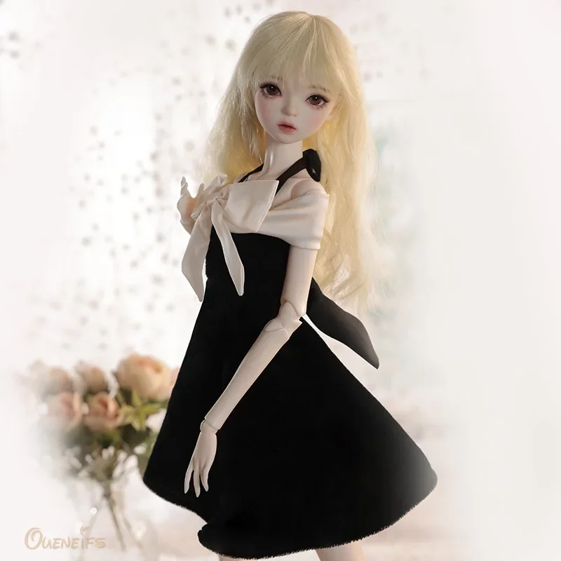 

Bate BJD кукла 1/4 черная короткая юбка модные модели суставов fullset профессиональные игрушки для макияжа