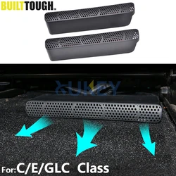 For Mercedes Benz C / E / GLC Class W205 W213 E200 E300 Seat Rear AC Heat Floor Air Duct Grill Grille Air Vent Outlet Cover Trim
