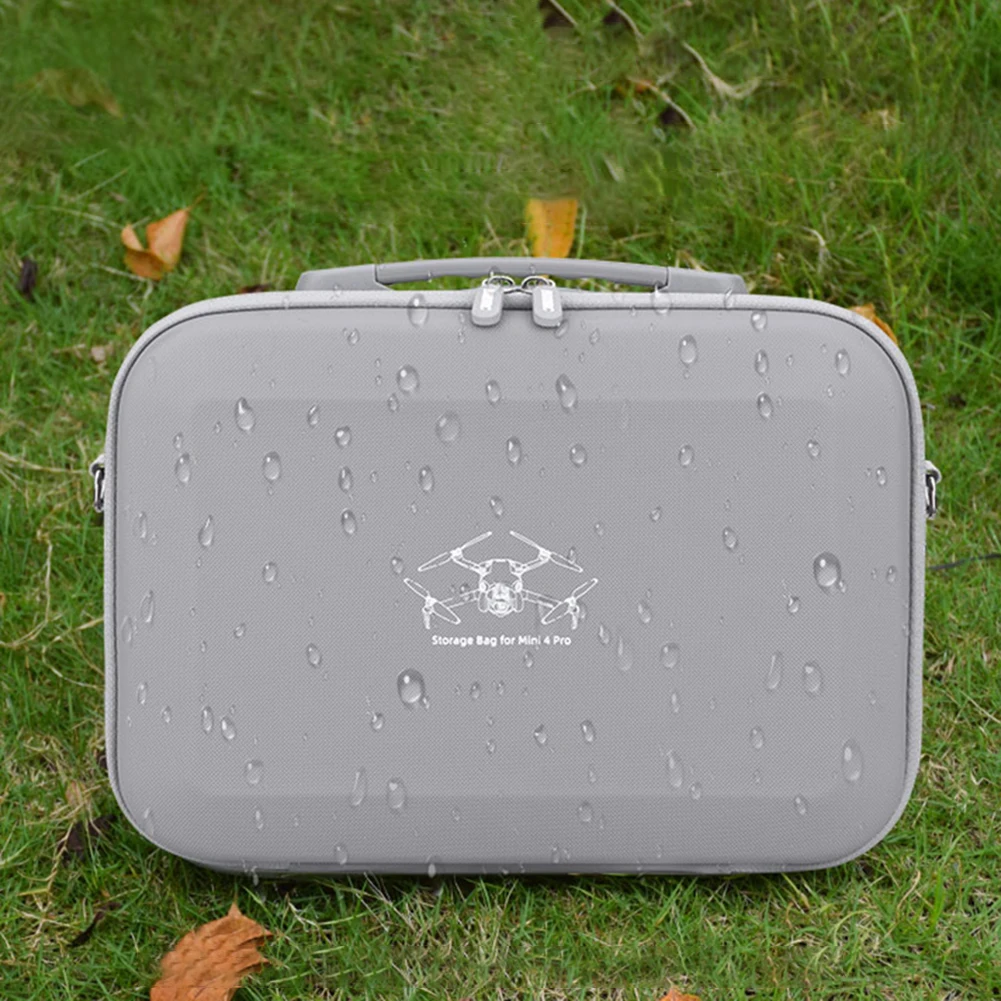 حقيبة حمل للسفر ذات قشرة صلبة ، جلد صناعي ، حقيبة كتف بدون طيار مقاومة للصدأ ، مقاومة للماء ، حقيبة سفر محمولة لـ DJI Mini 4 Pro