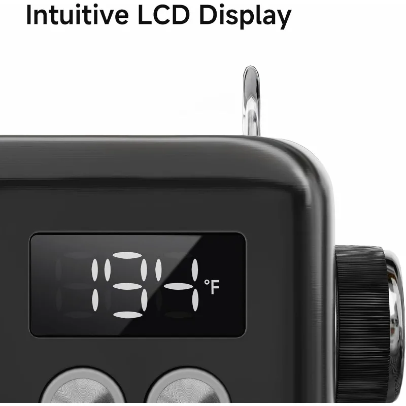 H10A 58mm Espresso Machine, Compact Design with Stainless Steel Portafilter, Customizable Temp & Coffee Volume, Smart Dis