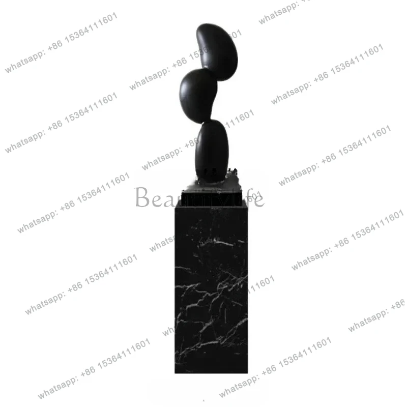 Living Room Entrance Abstract Resin Sculpture Ornament Hotel Lobby Staircase Decorative Art