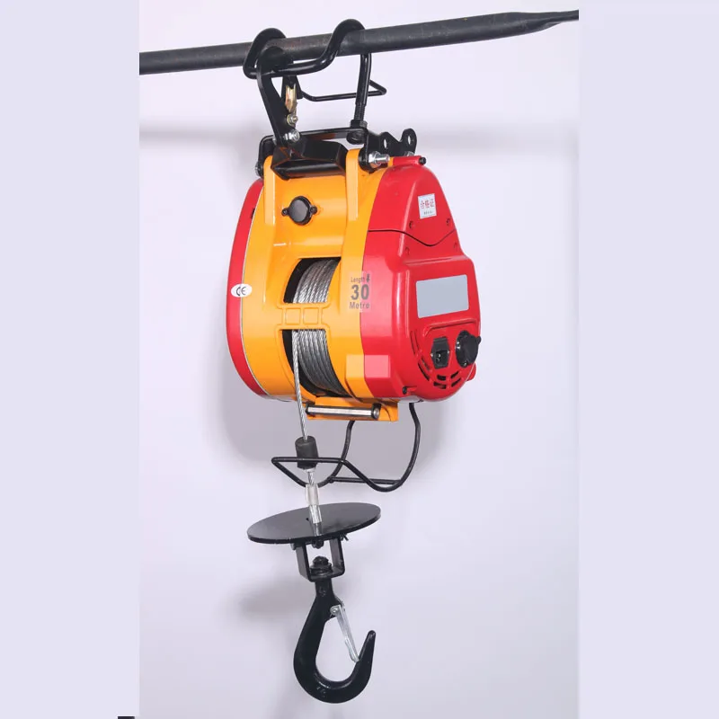 220V 500kg single-phase electric hoist winch hotel new construction elevator equipment aluminum alloy