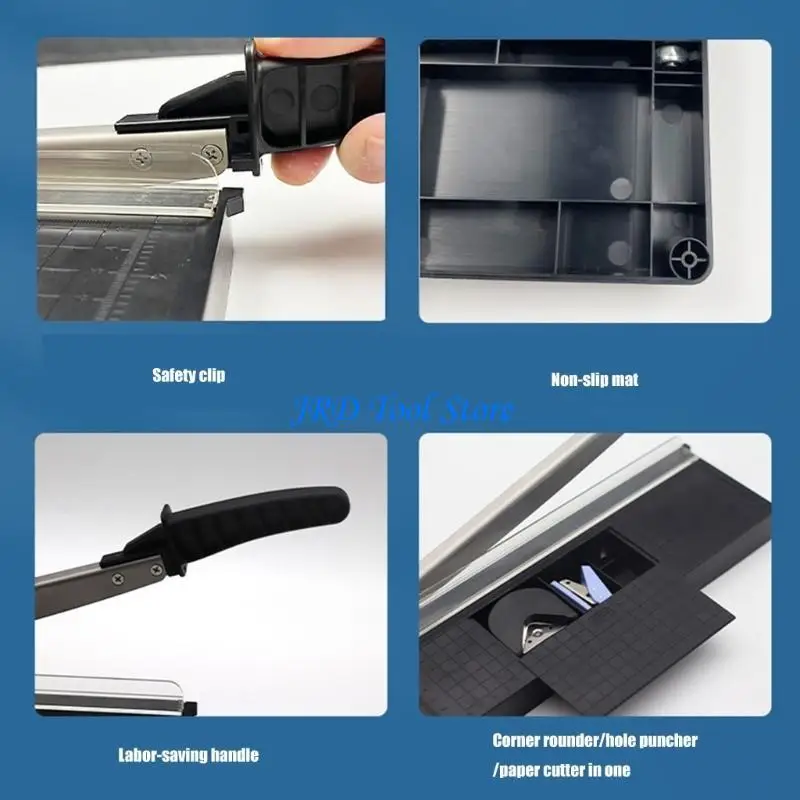 قاطع الورق متعدد الوظائف A2UD مع دقة Cutter 8 Sheets جهاز تقليم الصور لمدرسة المكتب والاستخدام المنزلي