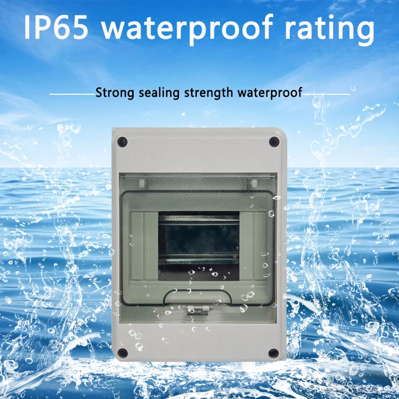 HT IP65 24 way Distribution Box Waterproof MCB Box Panel Installation Distribution Box Waterproof Junction Box