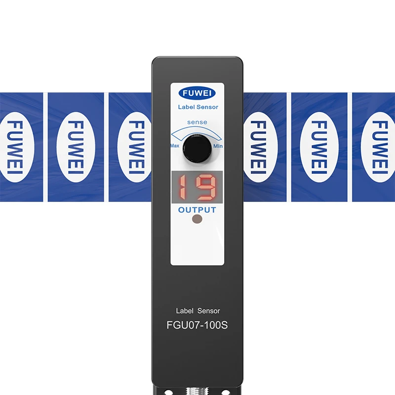 For labeling Machine Transparent Label Detection Digital Display Manual Adjustment Automatic High Speed Transparent Label Sensor