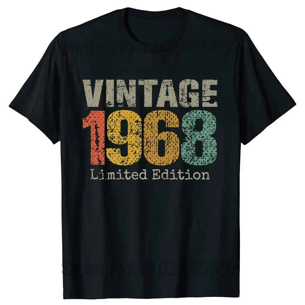 Made in 1968 Classic Limited Edition Birthday Cassette T-shirt Men\'s  Women\'s Harajuku Street Vintage Street Cotton Tee Tops