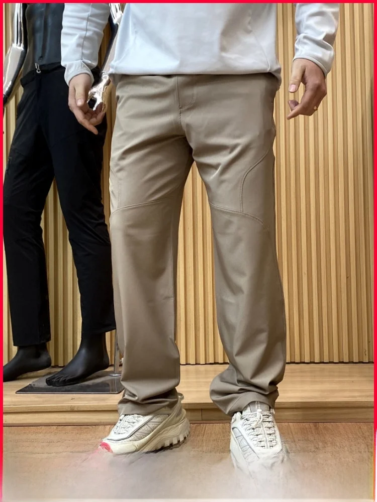 

Functional Lightweight Design UPF50 Spring Summer Men's Slim Fit Casual Pants Straight Leg Breathable Comfortable Polyester