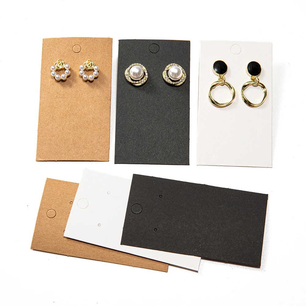 

50 шт./партия, бумажные серьги-гвоздики