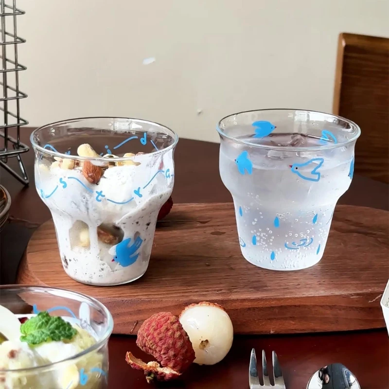 Clear Glass Dessert Cup with Cone for Visible Ice Cream, Puddings, Yogurt, Fruit, and Salad Servings 87HA