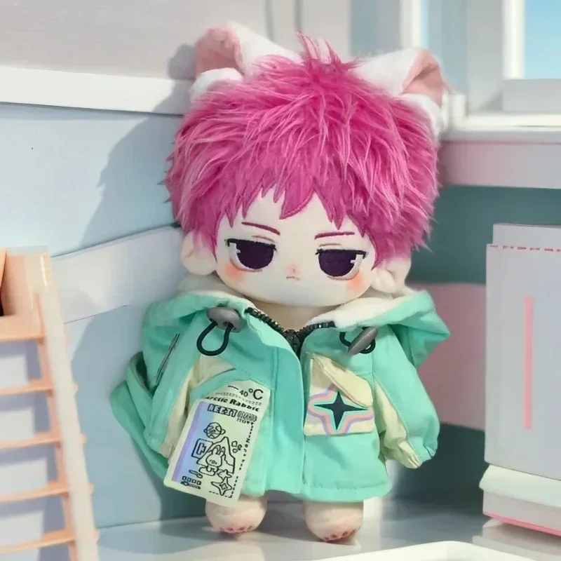 20cm Anime The Disastrous Life Of Saiki Kusuo Cosplay Dress Up Cotton Doll Stuffed Gift For Kids Adults Nude Doll Plushie Toy