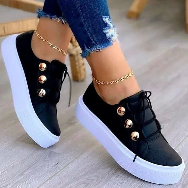 Women\'s Sports Sneakers Platform Shoes Fashion Wedges Female Tennis Casual Lace Up Running Ladies Footwear 2023 Zapatillas Mujer