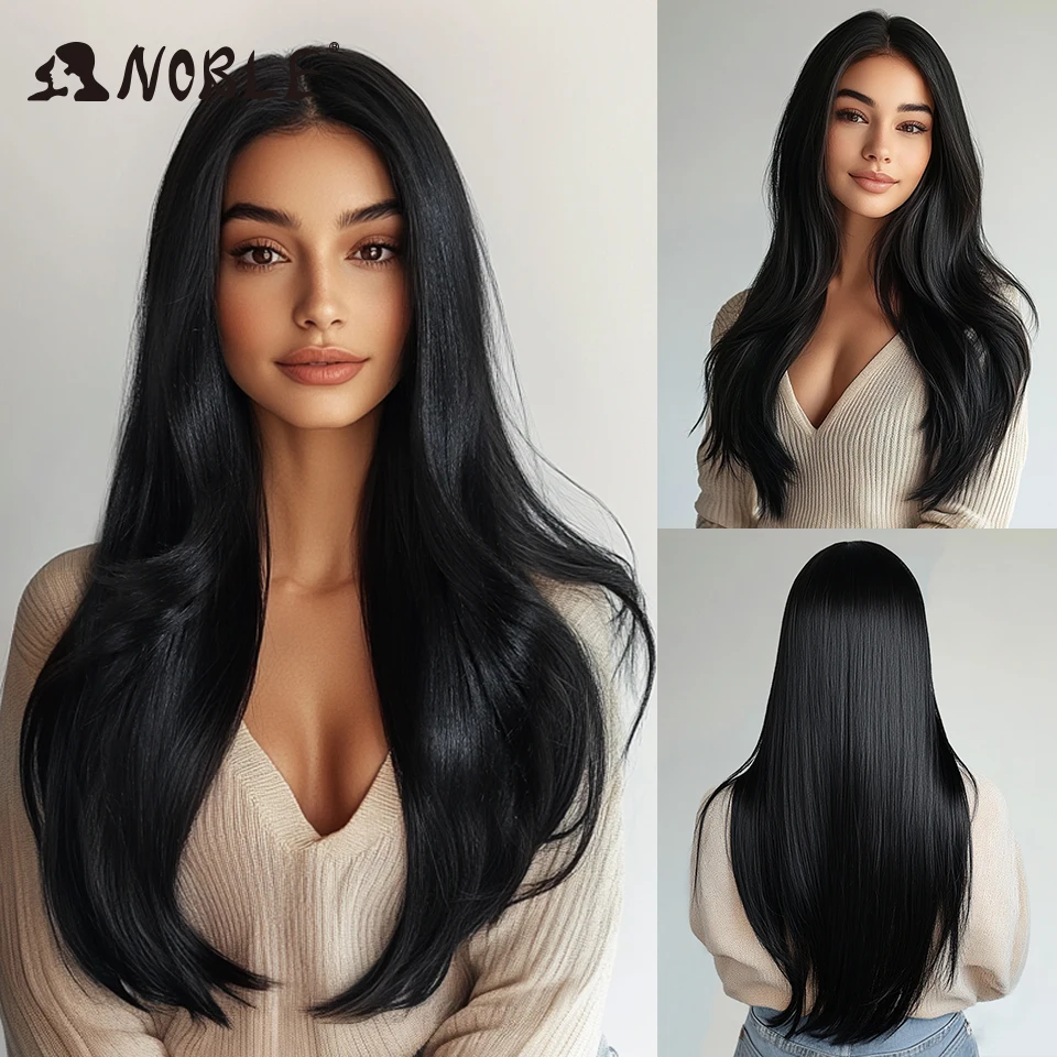 Noble Synthetic Lace Front Wig  28“ Highlight Honey Straight Bob Wig Cosplay Wigs For Women Lace Wig Lace Front Wig Synthetic