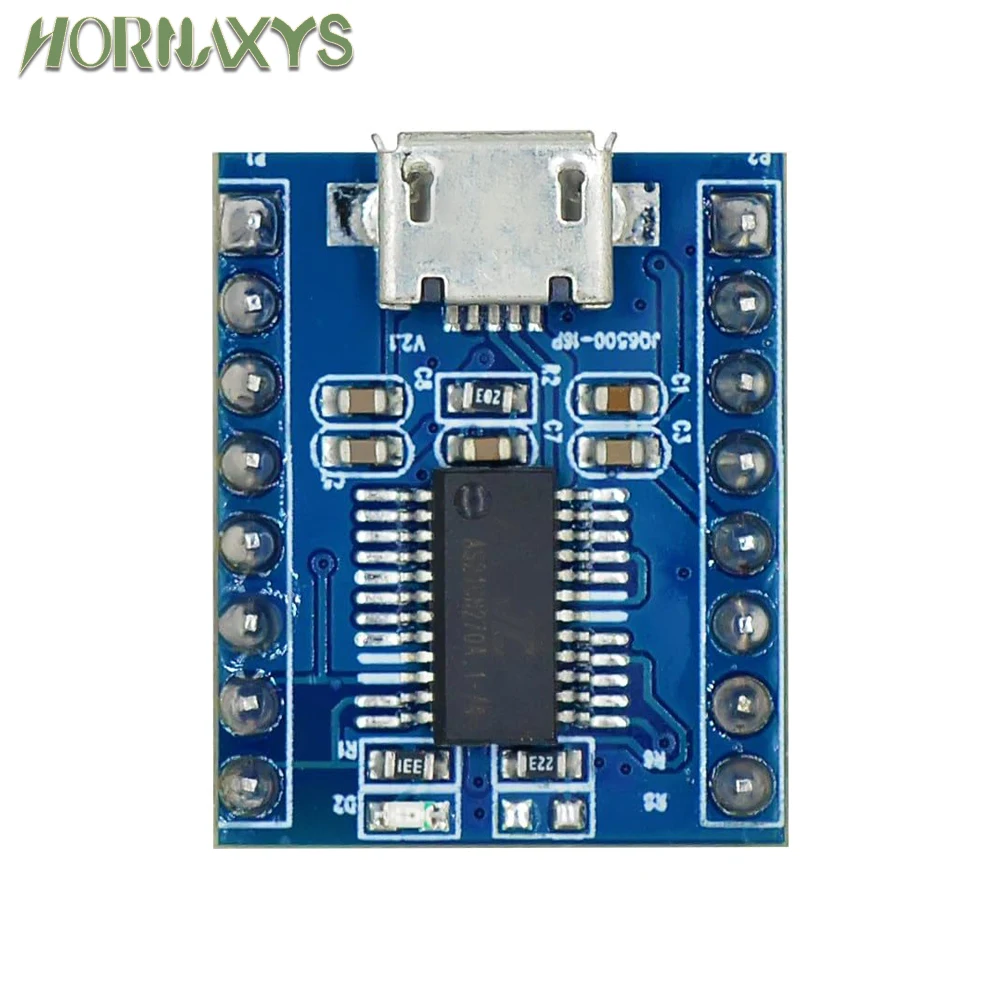 1-10pcs JQ6500 Voice Sound Board Module USB DIP16 TTL UART MP3 Breakout Replace One to 5 Way MP3 Voice 3.2-5V 20mA