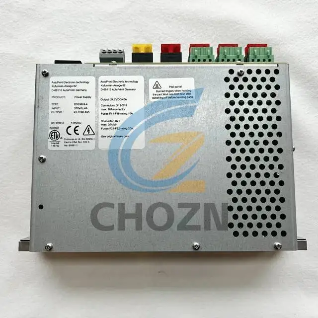 Made in China New 00.785.1226 Printer Spare Parts Model Power Supply Board DSCM24 00.785.1226/02 for CD102 XL105 SM102
