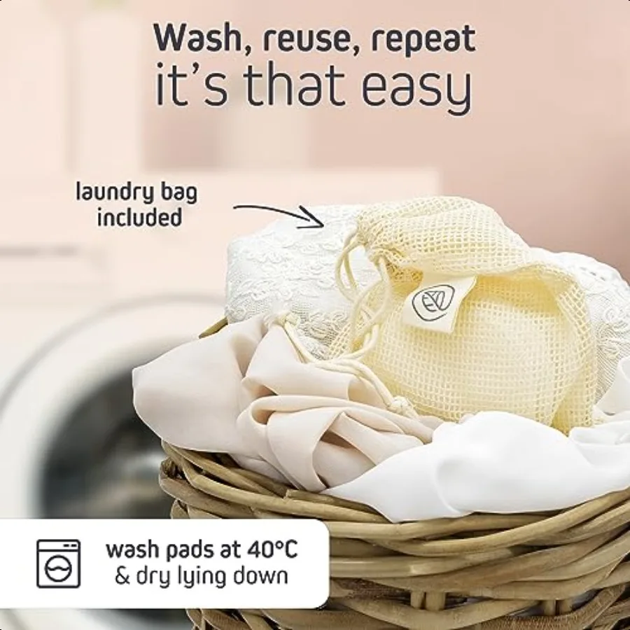 แผ่นเช็ดเครื่องสำอางแบบใช้ซ้ำได้ 20 ชิ้น แผ่นฝ้ายแบบใช้ซ้ำได้พร้อมถุงซักผ้า กล่องเก็บโลหะ เป็นมิตรกับสิ่งแวดล้อม ไม่เป็นขยะ ทำจากไม้ไผ่