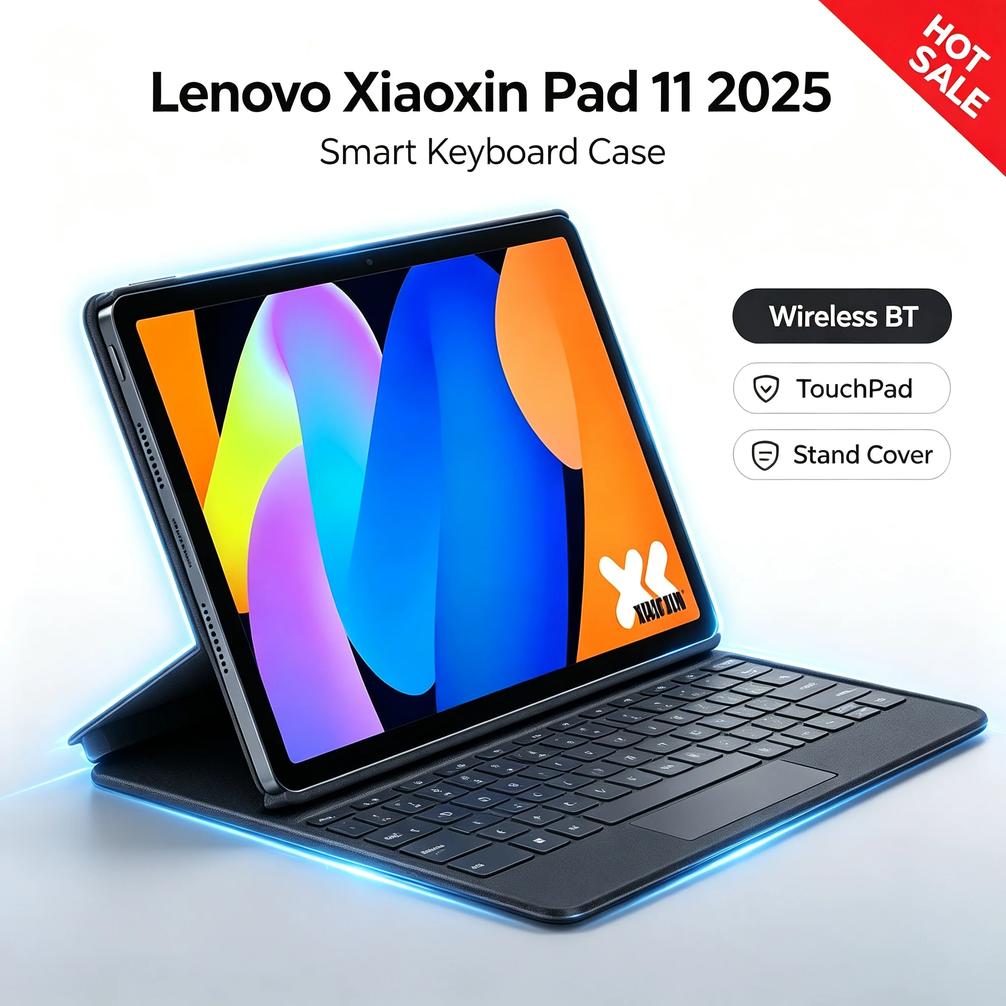 Lenovo Original Magnetic Keyboard Kit Stand 2 In 1 Combo Shell for Lenovo Xiaoxin Pad 11 2025
