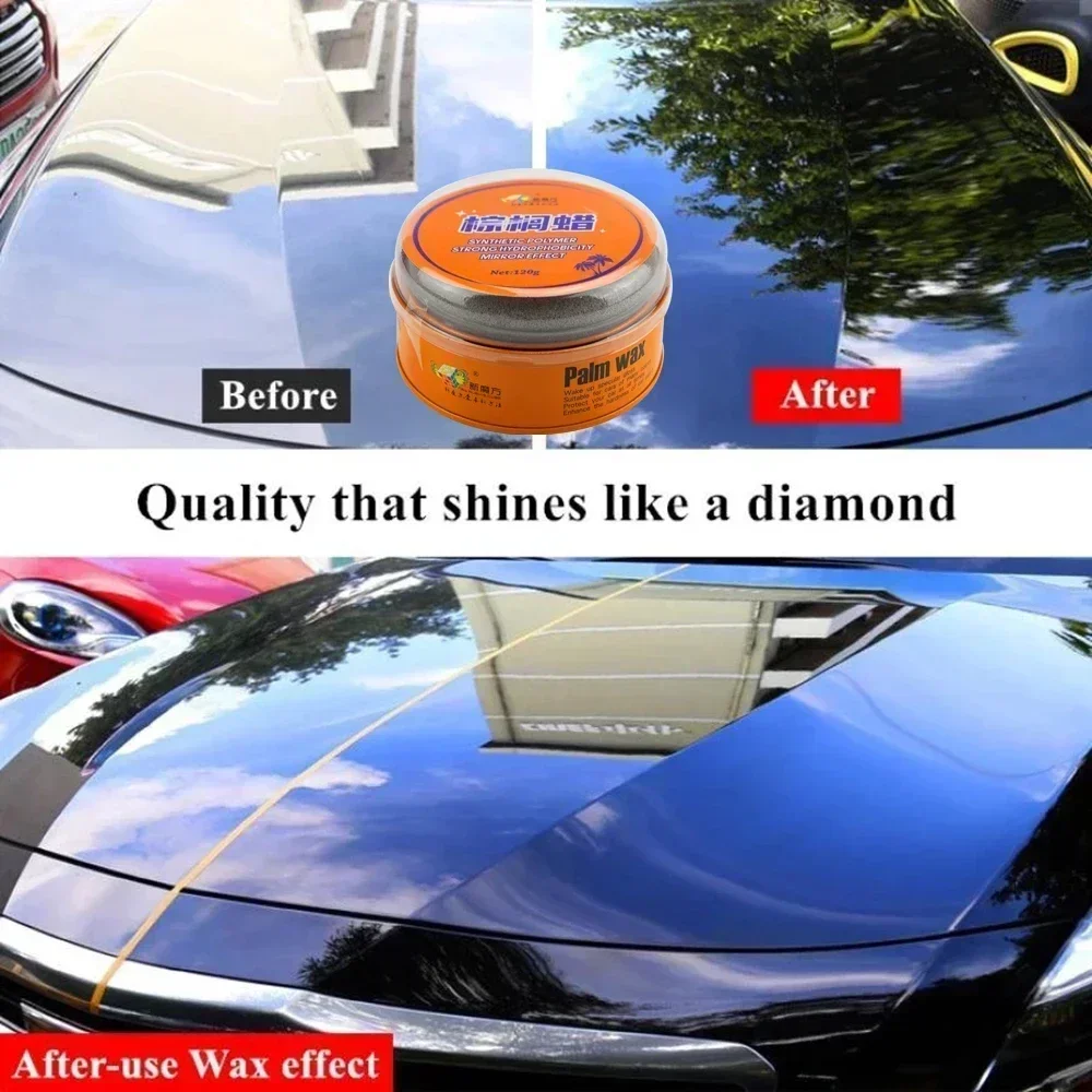 Car Polishing Wax Paint Scratch Repair Care Paint Waterproof Agent Hard Crystal Wax Car Wax Scratch Remover Care Solution