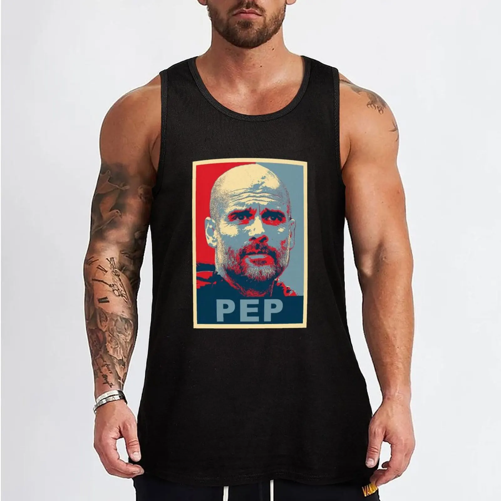 Vintage Photography Design Pep Guardiola In World Where You Tank Top clothes for men summer Male clothes