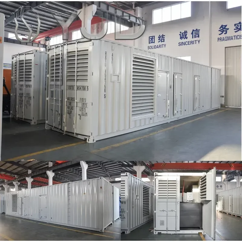 YJD 1000kw Generator Set diesel Electric Generator 1mva Containerized Cum 1250kva Generador Electrico Precio