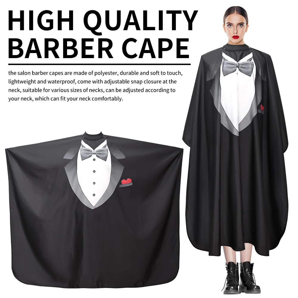 

Waterproof Silicone Collar Aprons Transparent Anti static Haircut Capes Aprons Eagle Shawls Barbershop Styling Tools