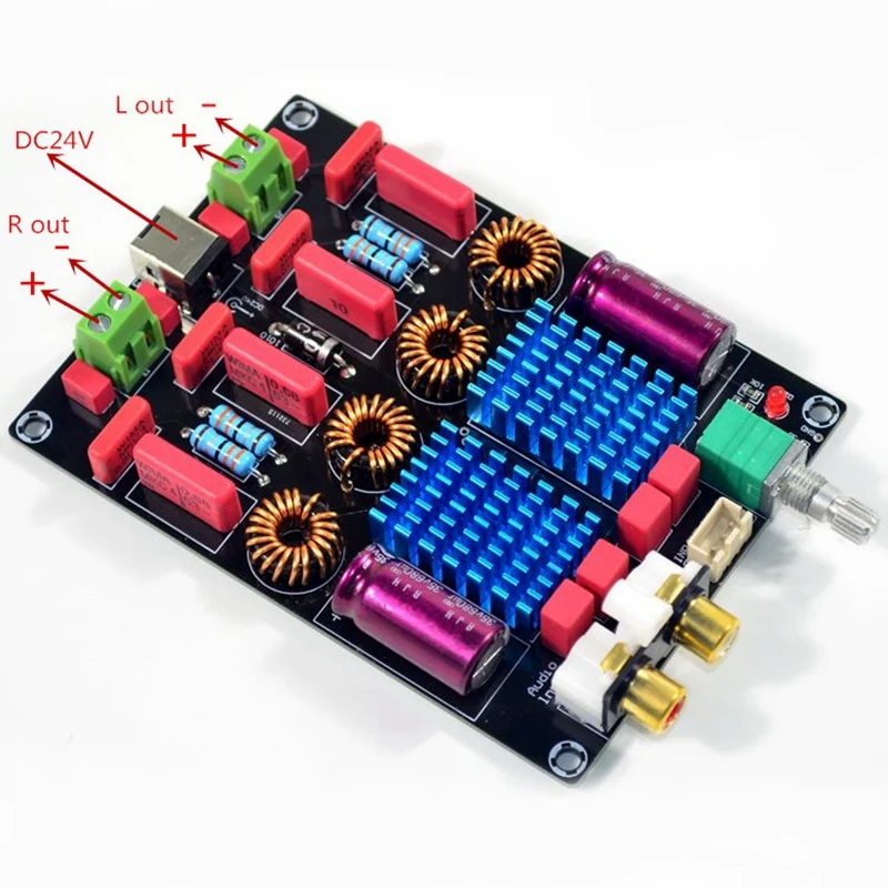 Tpa3116 2.0 Dual Chip Wima High-End Digital Power Amplifier Board (100W+100W)